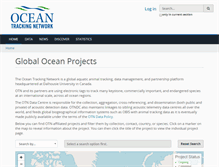 Tablet Screenshot of members.oceantrack.org